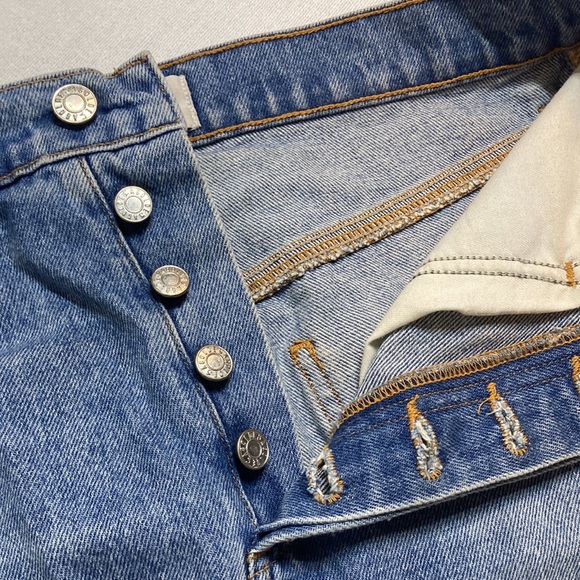 Adriano Goldshmied button fly denim skirt - Picture 3 of 6